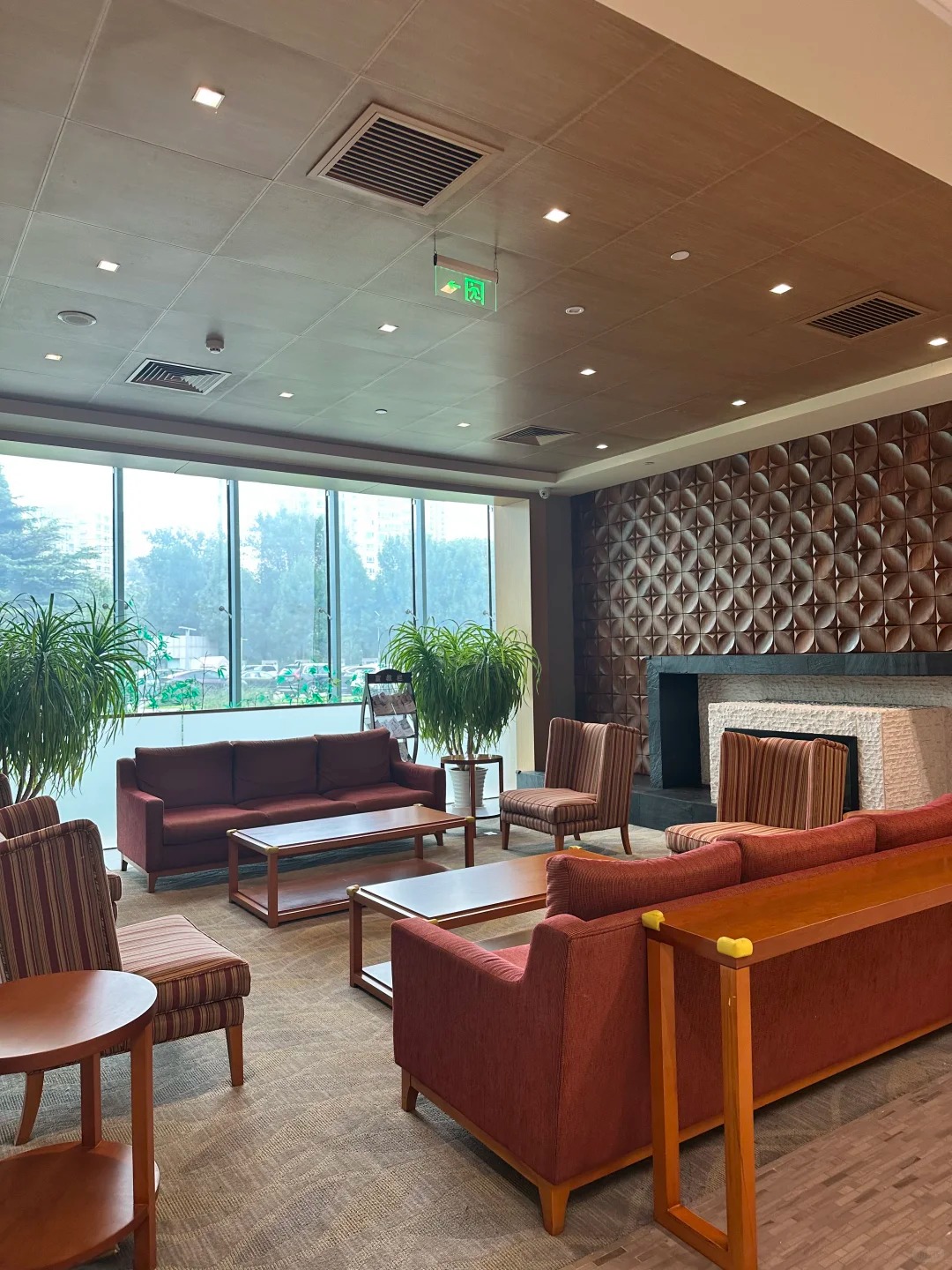 VIP waiting lounge with comfortable seating